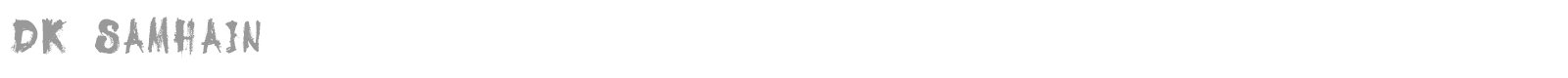 DK Samhain font preview